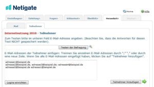 Teilnehmer Teilnehmer