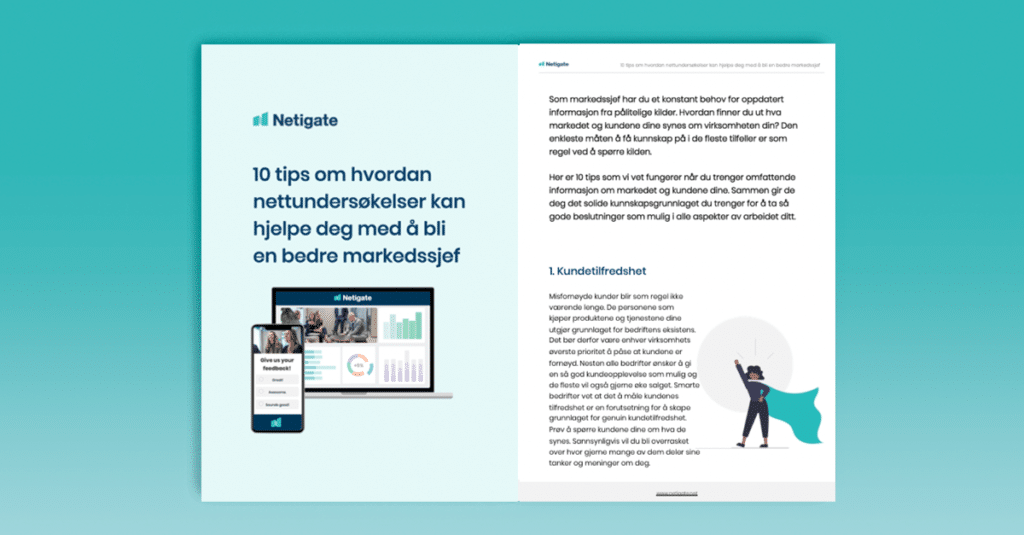 10 tips om hvordan nettundersøkelser kan hjelpe deg med å bli en bedre markedssjef