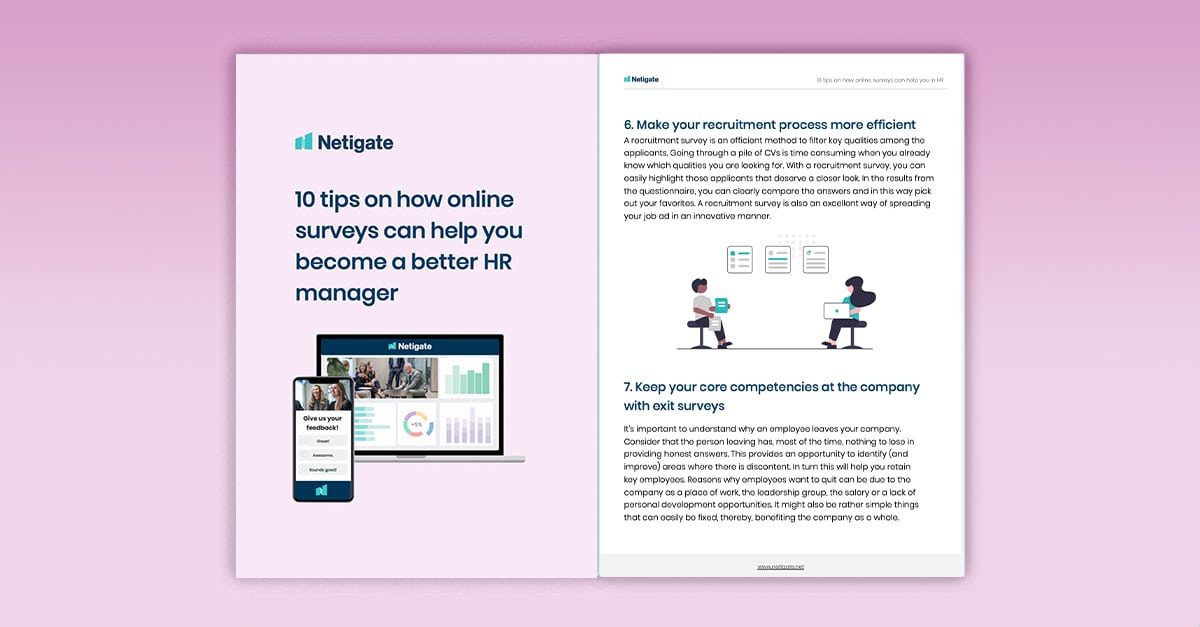 10 tips on how online surveys can help you to become a better HR manager