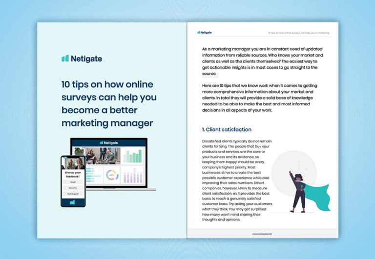 Marketing manager_10 tips_Netigate_eBook