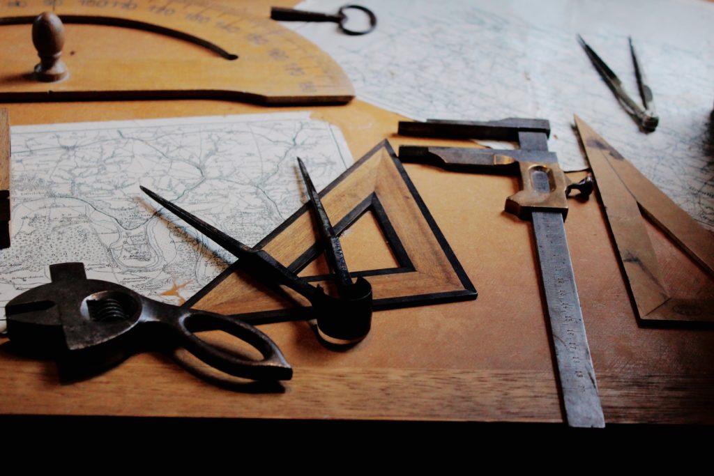 Picture of tools on a table