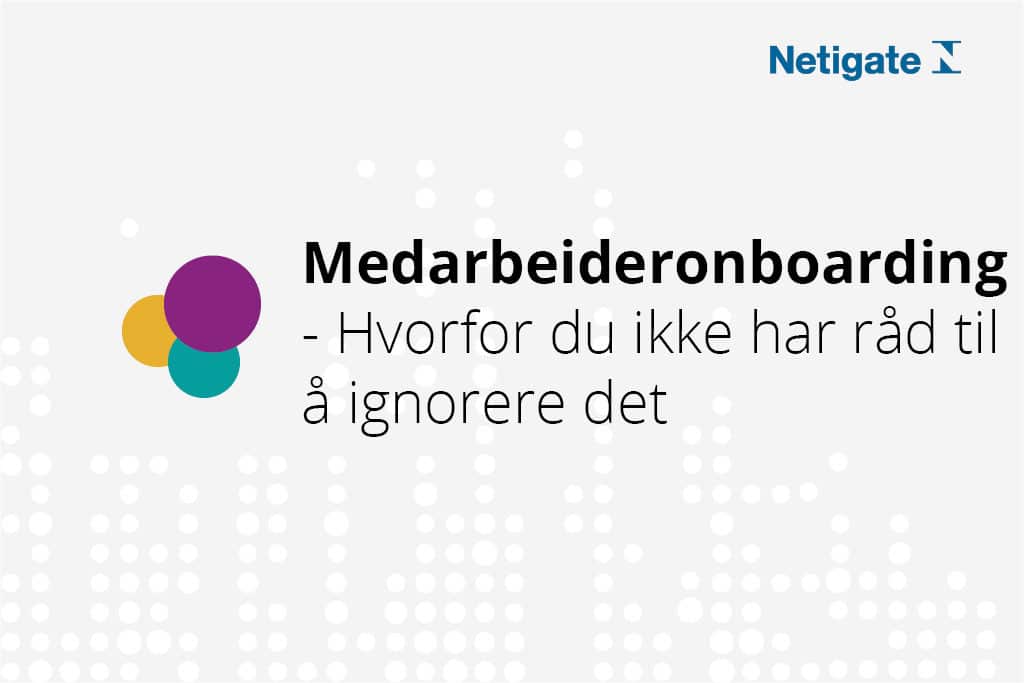 onboarding Netigate Norway