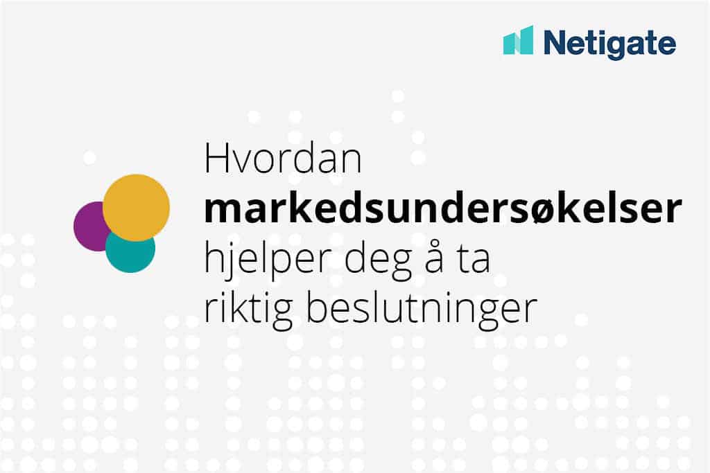 bruk av markedsundersøkelser