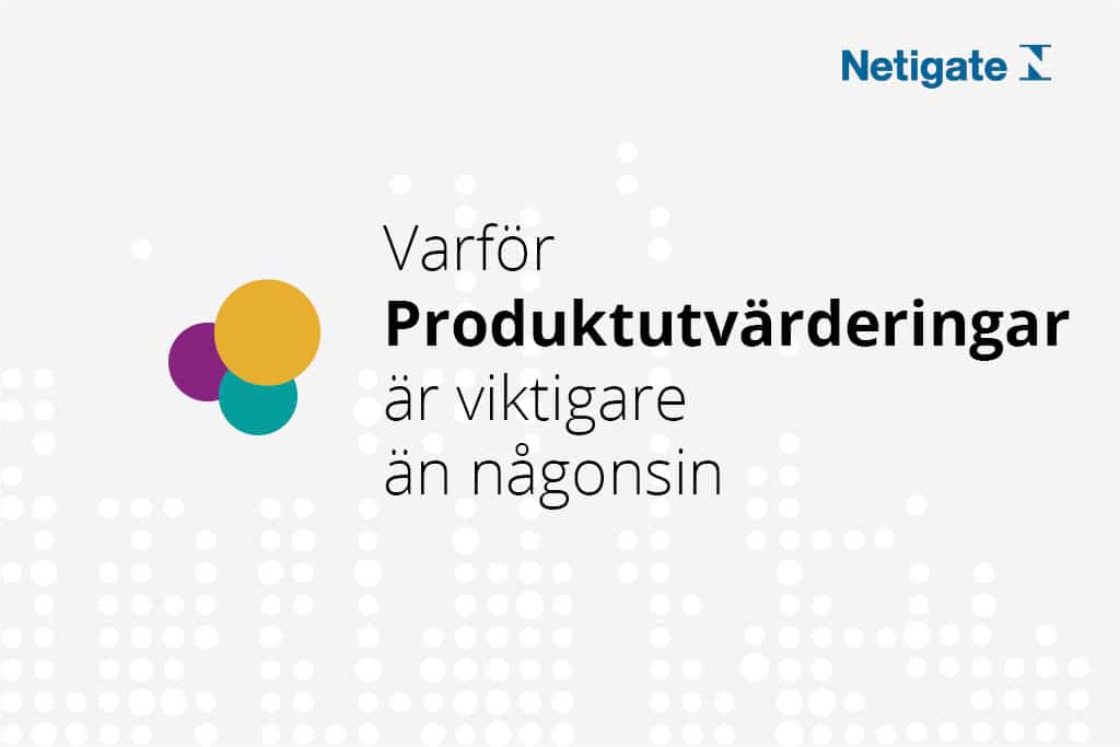 Produktutvärderingar 