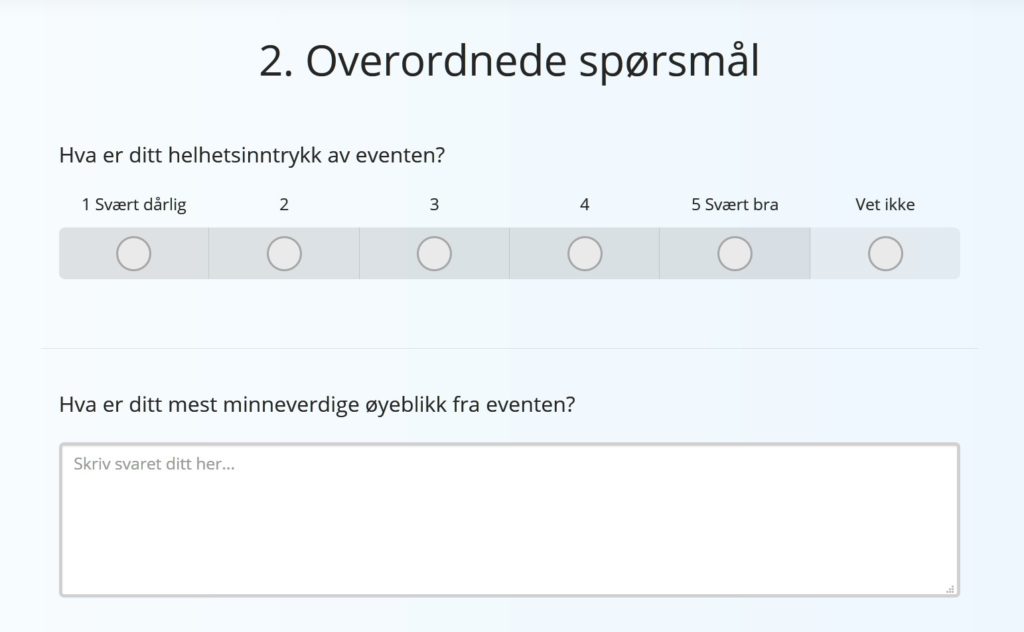 event undersøkelsesmal