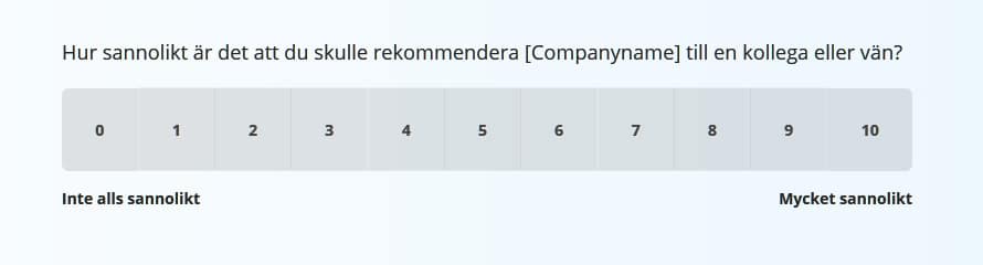 net promoter score mall