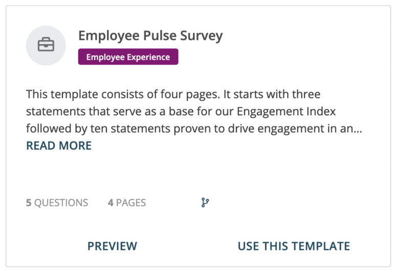 employee survey