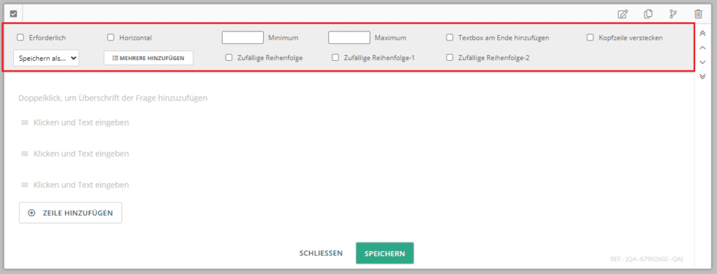 Fragebogen erstellen