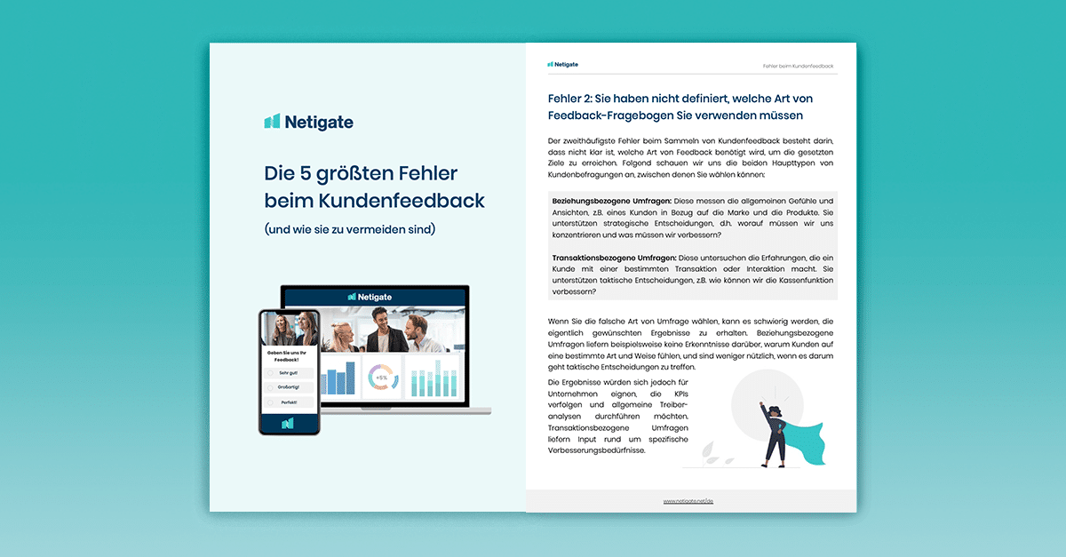 Die 5 größten Fehler beim Kundenfeedback – und wie sie zu vermeiden sind