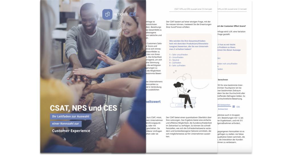 CSAT, NPS und CES. Leitfaden zur Auswahl einer Kennzahl zur Customer Experience