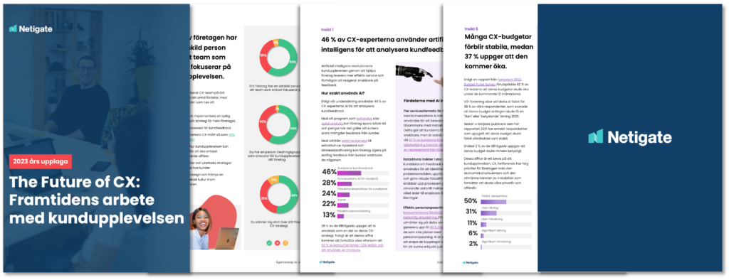 The Future of CX: Framtidens arbete med kundupplevelsen