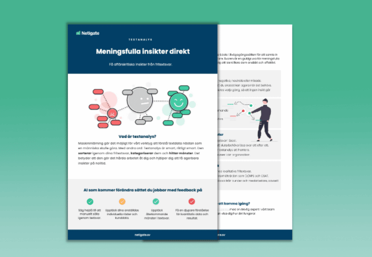 Textanalys Broschyr Netigate