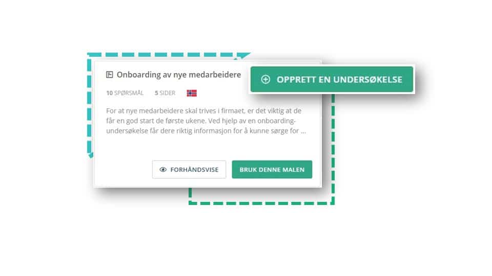 Netigates mal til onboardingundersøkelse