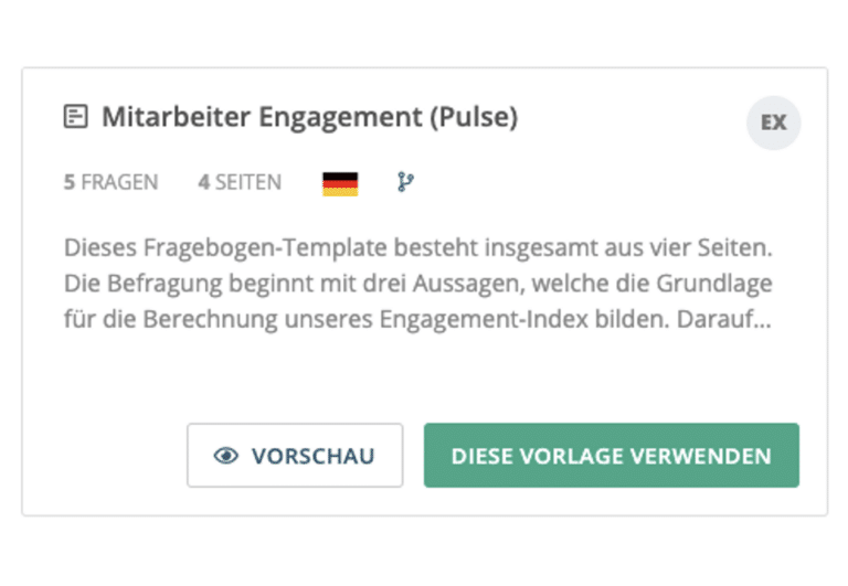 Puls Befragung für Mitarbeiter