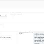 Umfrage teilen per SMS (Screenshot)