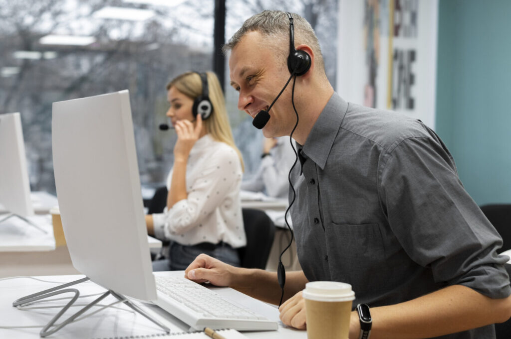 god kundeservice i et call-center